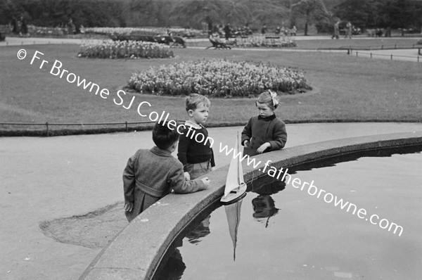 ST STEPHEN'S GREEN DR ALAN MOONEY'S SON WITH YACHT